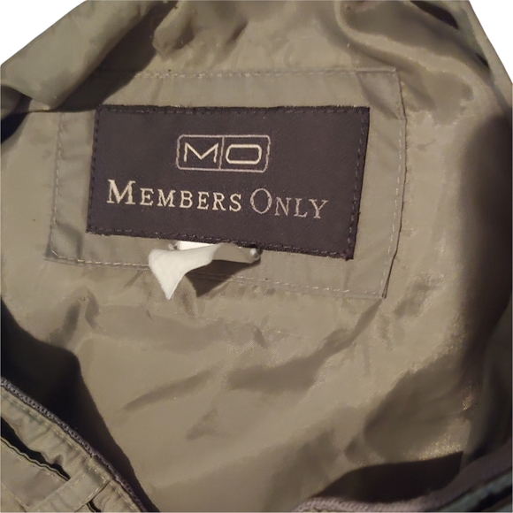 Vintage Gray Tan Members Only Jacket - Picture 4 of 5